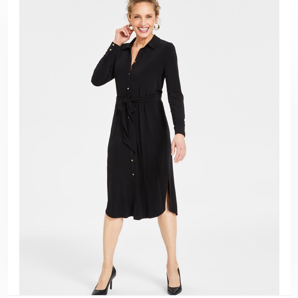 I.N.C. International Concepts. Collared Shirt Dres